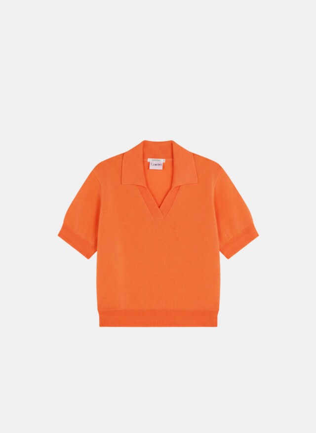 Tricots Jean Marc - Polo Loucine - Orange