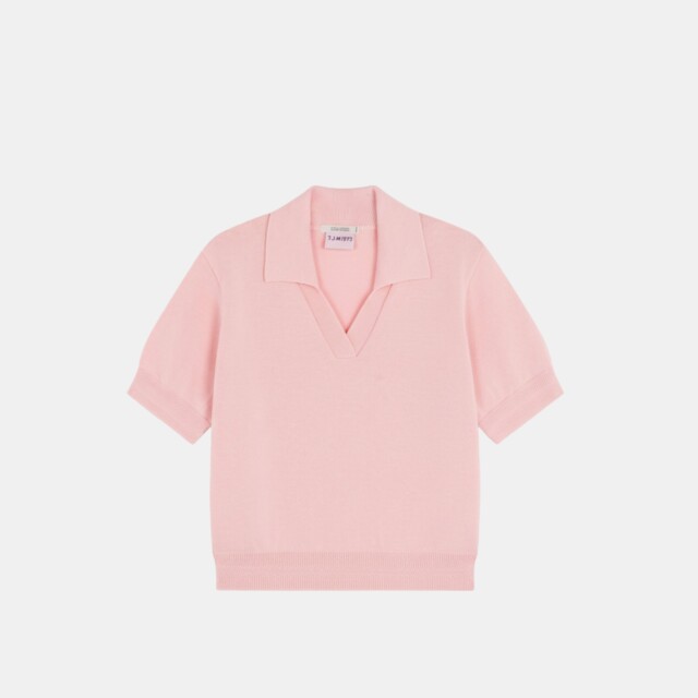 Tricots Jean Marc - Polo Loucine - Rose
