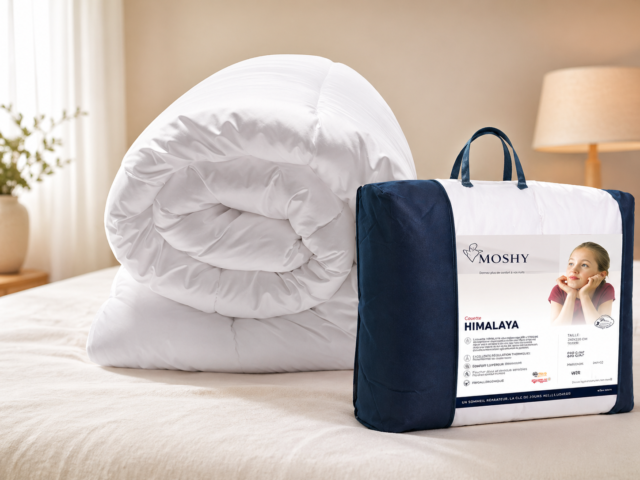 NATUR’LATT LITERIE - Couette été synthétique – Moshy Himalaya 250g/m2