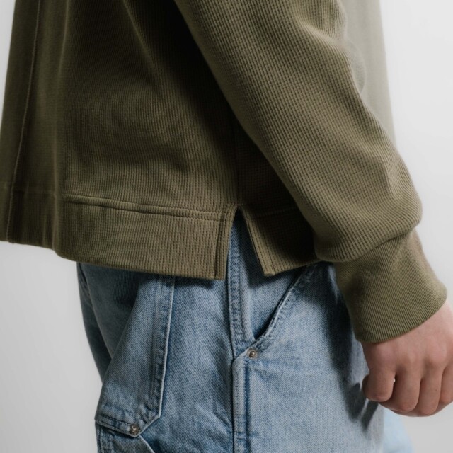 Nitto Knitwear - Vahé manches longues - Kaki