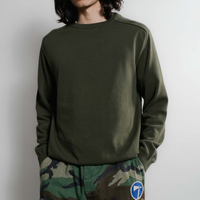 Nitto Knitwear - Pull Sevan Marteau - Kaki