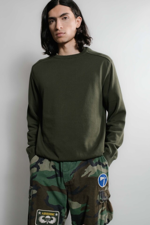 Nitto Knitwear - Pull Sevan Marteau - Kaki