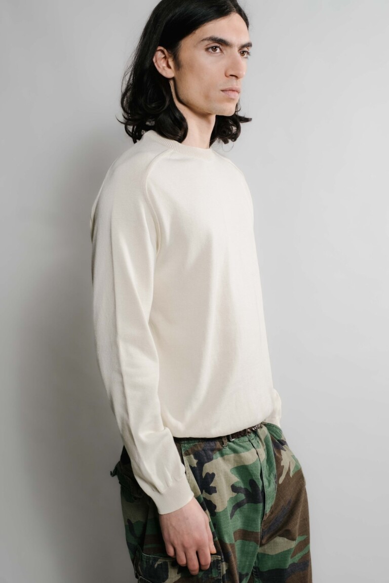 Nitto Knitwear - Pull Sevan Marteau - Naturel – L