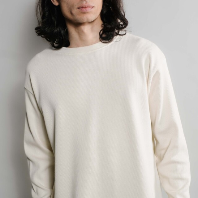 Nitto Knitwear - Vahé manches longues - Naturel