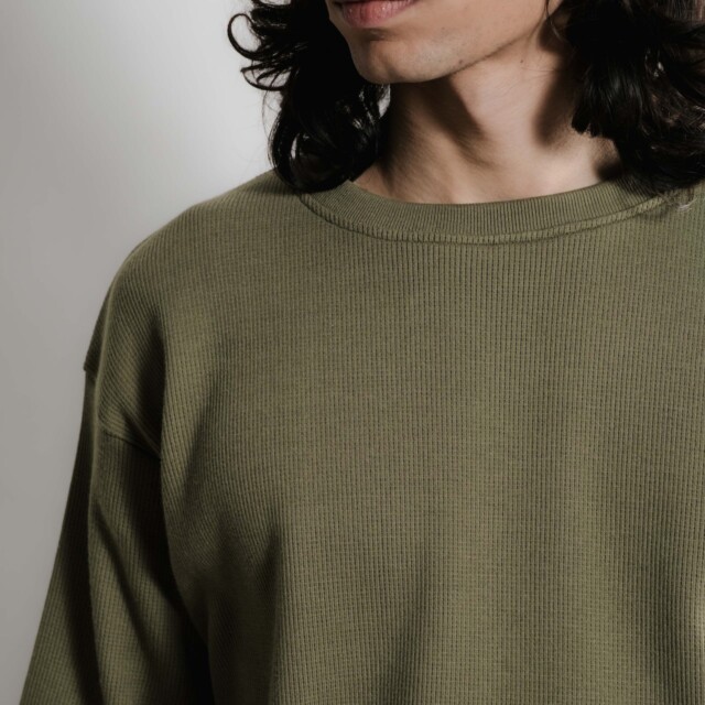 Nitto Knitwear - Vahé manches courtes - Kaki