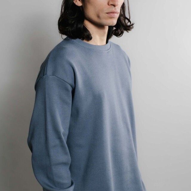 Nitto Knitwear - Vahé manches longues - Indigo
