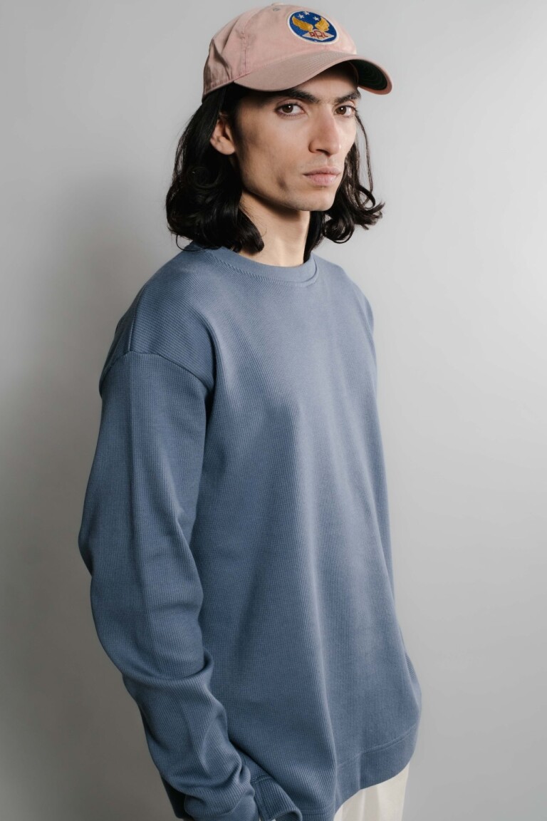 Nitto Knitwear - Vahé manches longues - Indigo – XXL