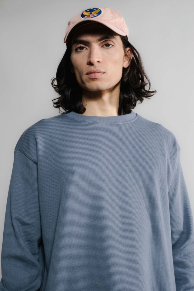 Nitto Knitwear - Vahé manches longues - Indigo