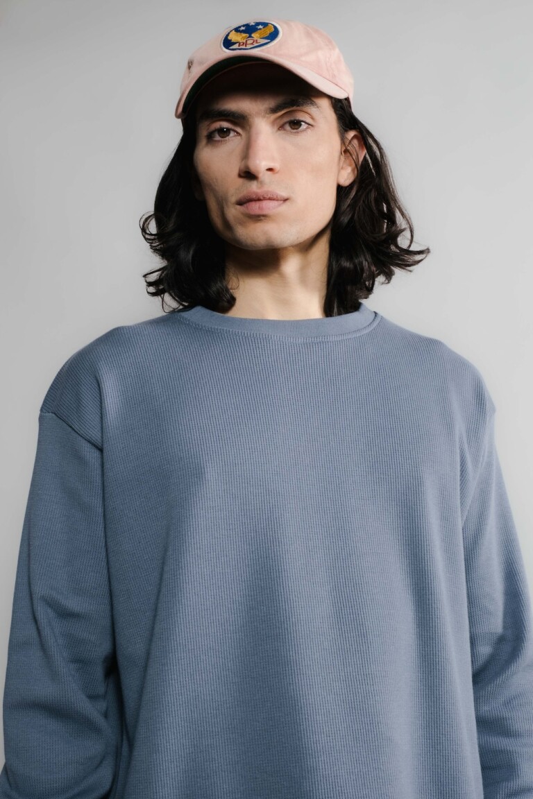 Nitto Knitwear - Vahé manches longues - Indigo – XXL
