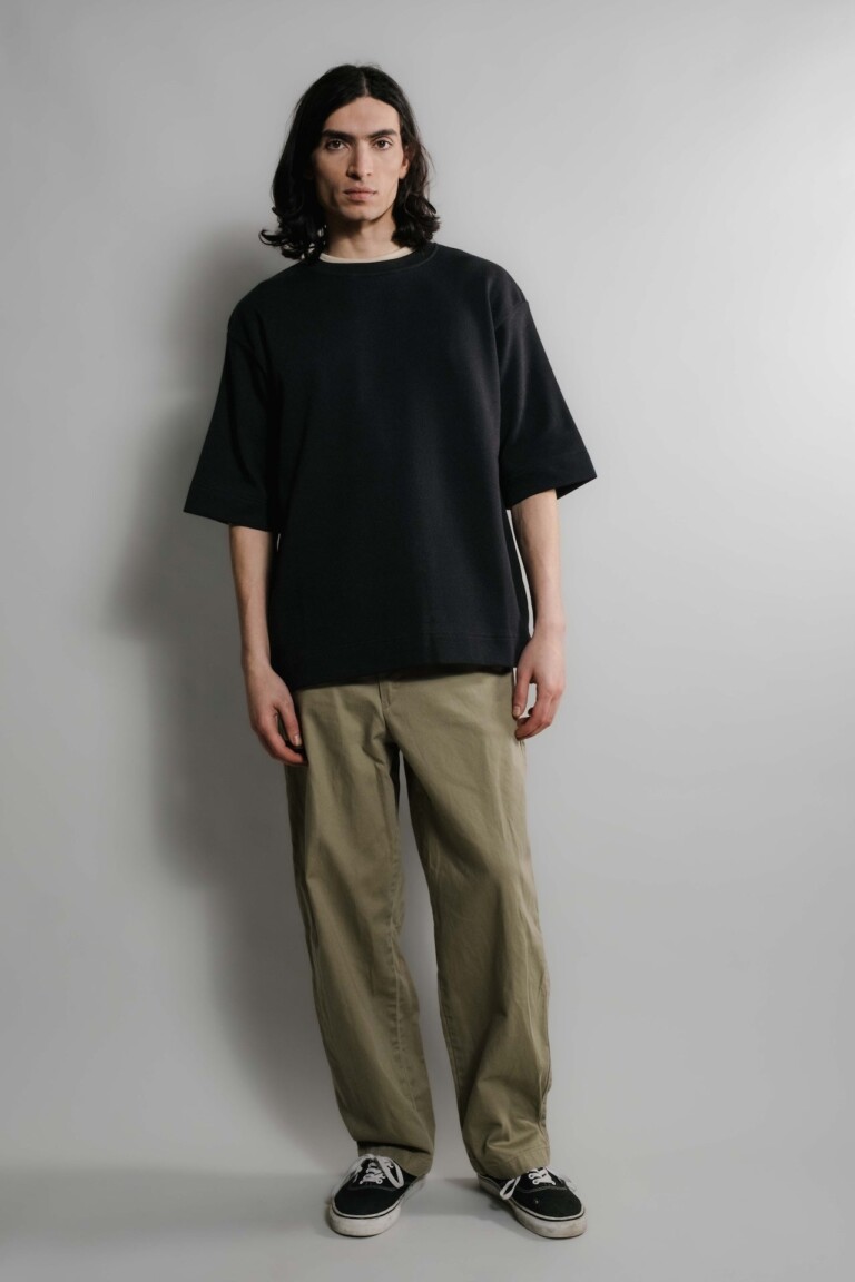 Nitto Knitwear - Vahé manches courtes - Noir – XXL