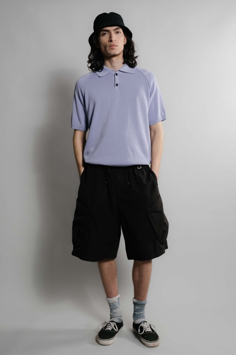 Nitto Knitwear - Sevan Polo - Violet – XL