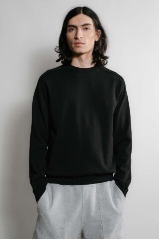Nitto Knitwear - Pull Sevan Marteau – Noir
