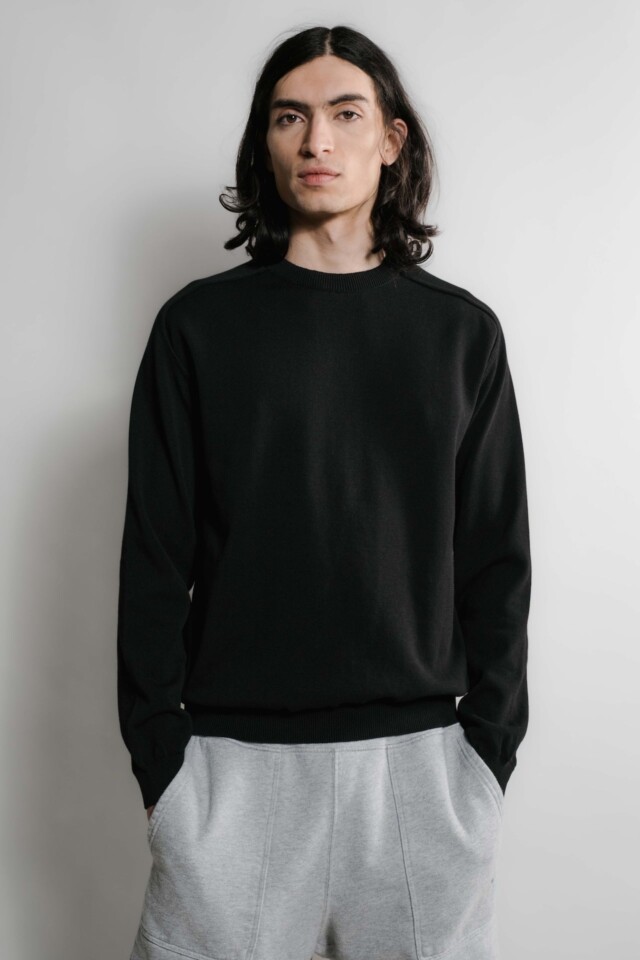 Nitto Knitwear - Pull Sevan Marteau – Noir