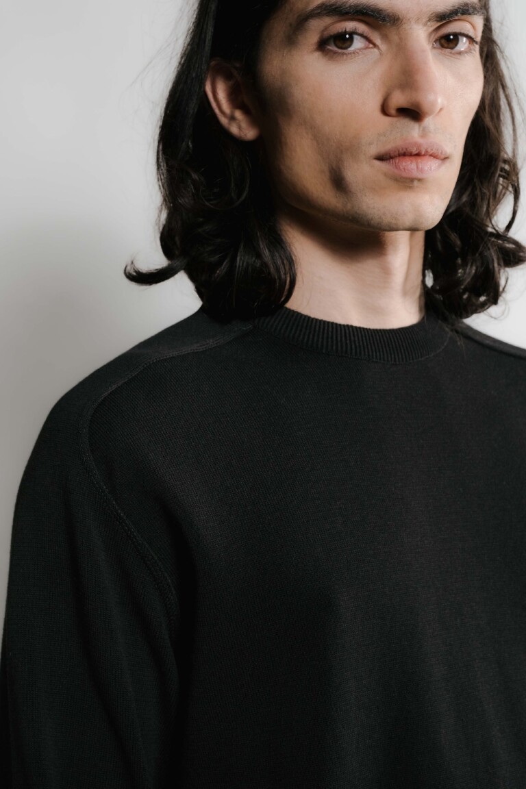 Nitto Knitwear - Pull Sevan Marteau - Noir – L