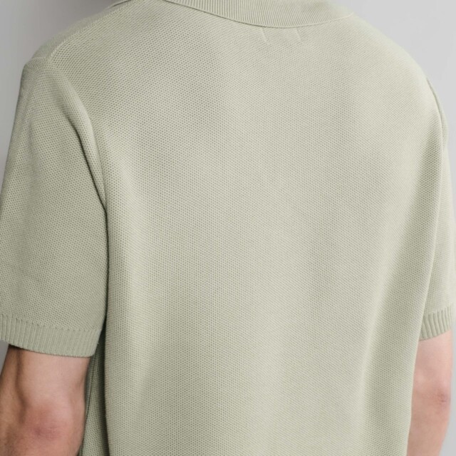 Nitto Knitwear - Agop Polo - Vert Olive
