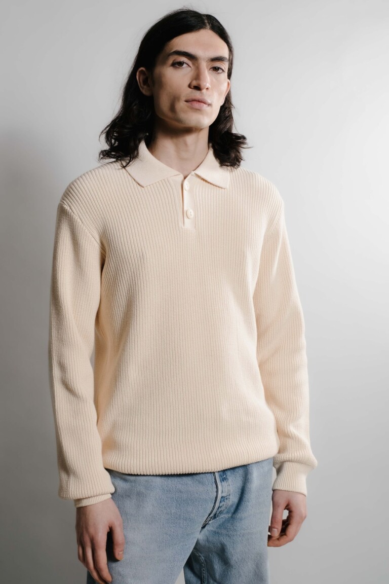 Nitto Knitwear - Djivan Polo - Naturel – XL