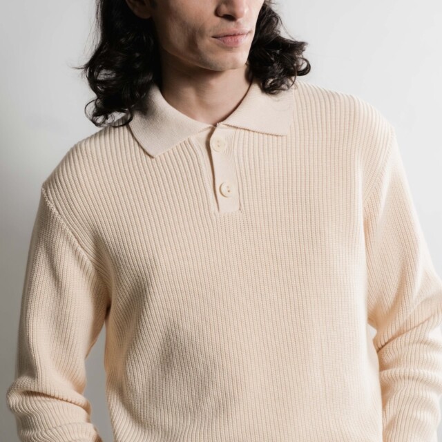 Nitto Knitwear - Djivan Polo - Naturel