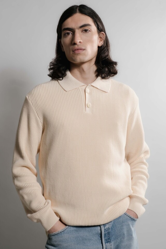 Nitto Knitwear - Djivan Polo - Naturel