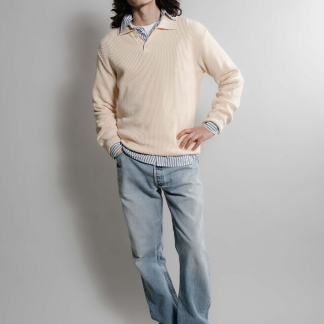 Nitto Knitwear - Djivan Polo - Naturel