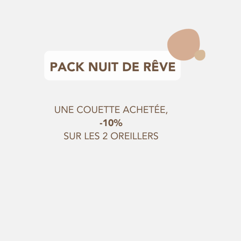 Loulenn - MALO - Oreiller naturel en laine française