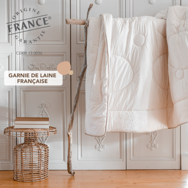 Loulenn - Sénane – Couette toute saison en laine française