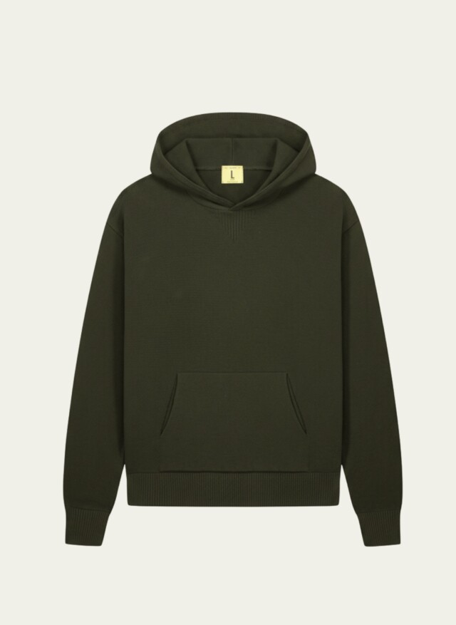 Nitto Knitwear - Pull Sevan Capuche - Kaki