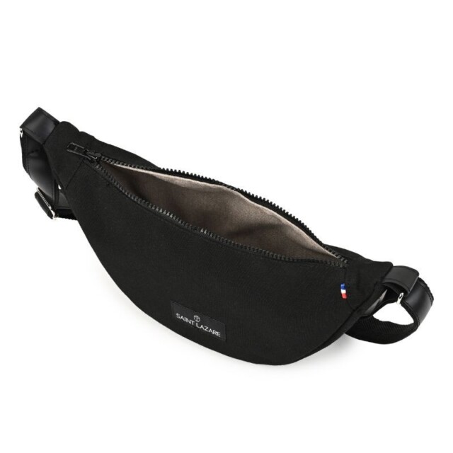 Saint-Lazare - Sac banane demi lune noir