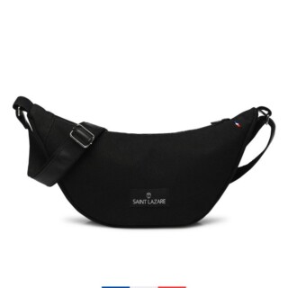 SAINT LAZARE - Sac banane demi lune noir