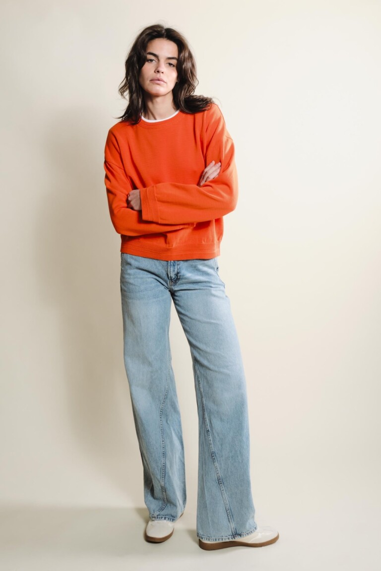 Tricots Jean Marc - Loucine manches longues - Orange – L
