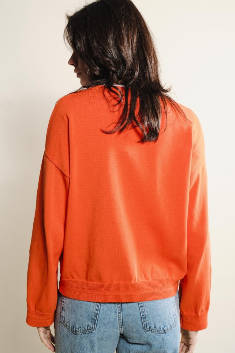 Tricots Jean Marc - Loucine manches longues - Orange – L
