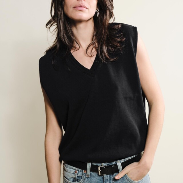 Tricots Jean Marc - Débardeur Loucine - Noir