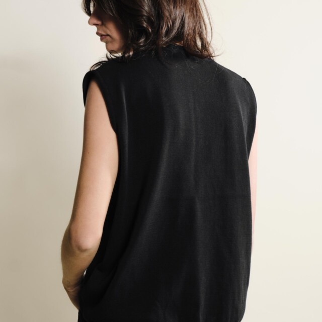 Tricots Jean Marc - Débardeur Loucine - Noir