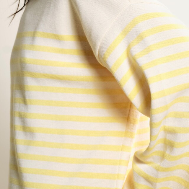 Tricots Jean Marc - Lori manches longues - Naturel / Jaune