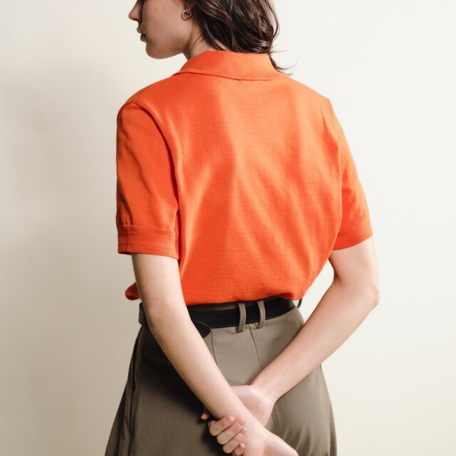 Tricots Jean Marc - Polo Loucine - Orange