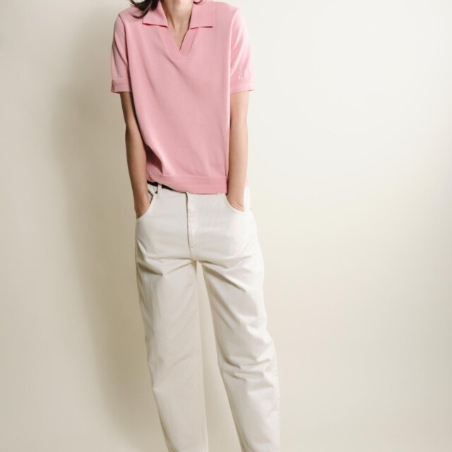 Tricots Jean Marc - Polo Loucine - Rose