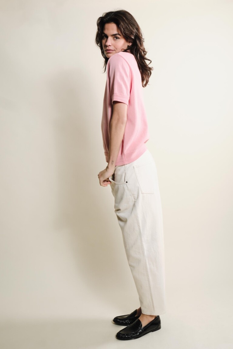 Tricots Jean Marc - Loucine Polo - Rose – S