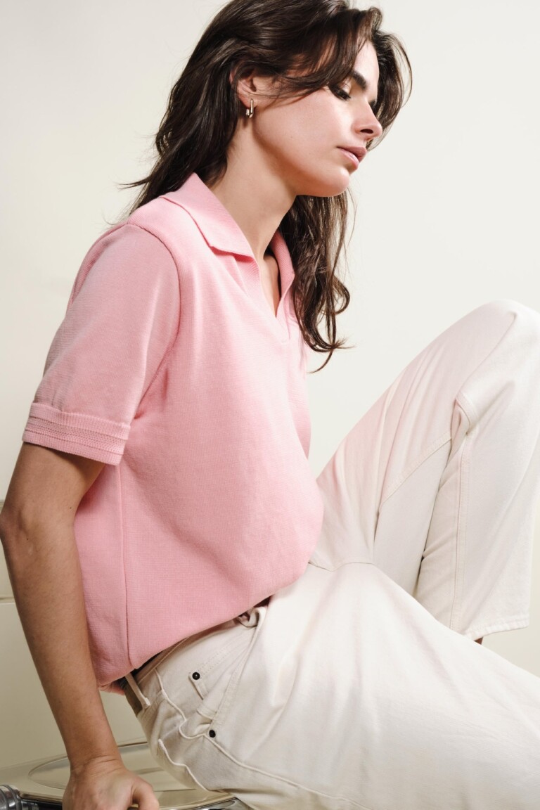 Tricots Jean Marc - Polo Loucine - Rose