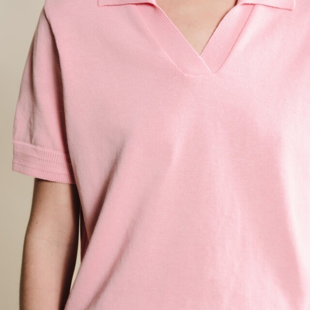 Tricots Jean Marc - Polo Loucine - Rose