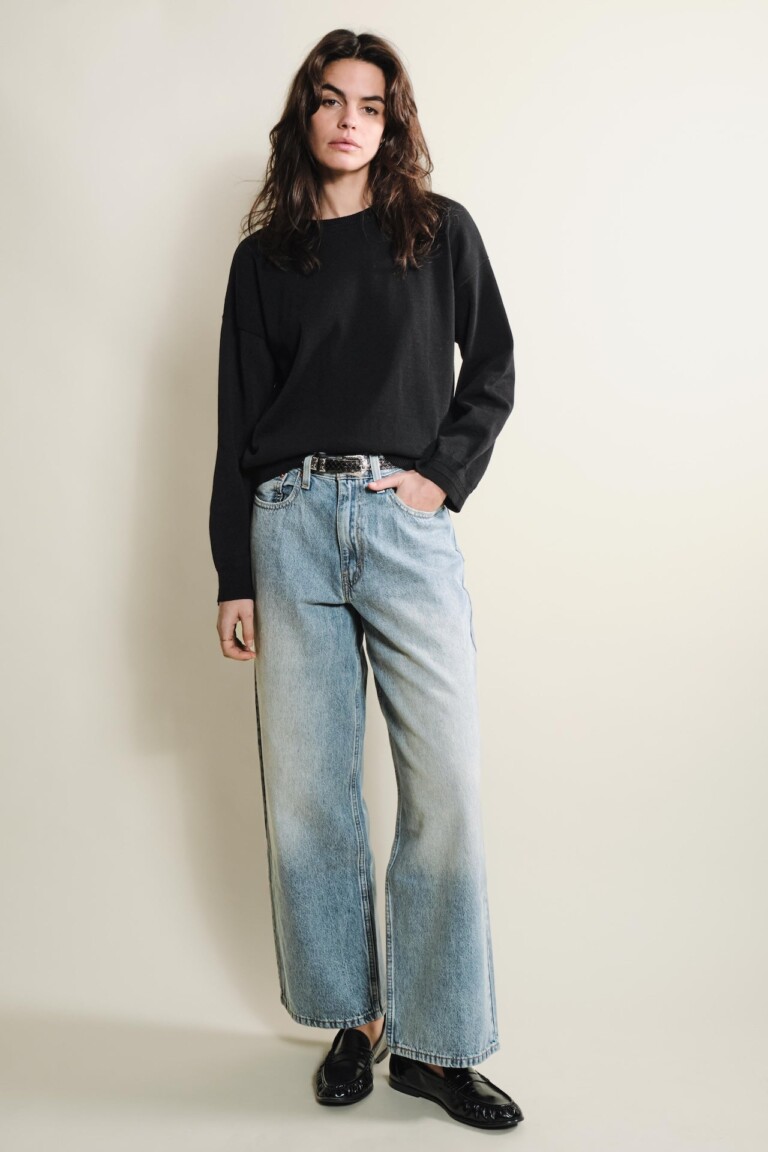 Tricots Jean Marc - Loucine manches longues - Noir – L