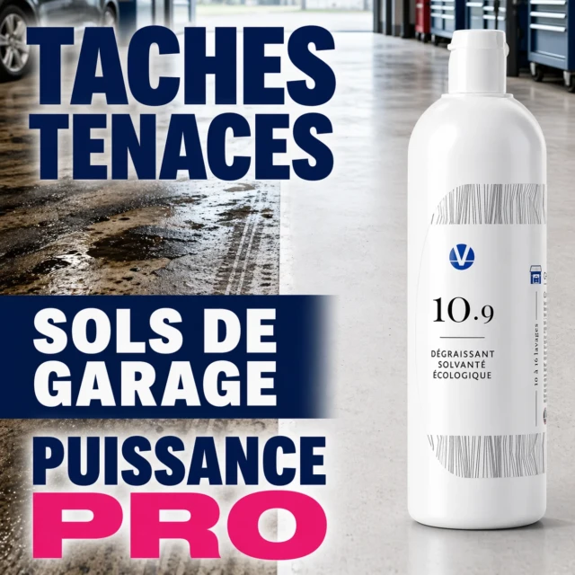 VHYG - Dégraissant sol garage huile et cambouis | 16 lavages (à 1,49€) | VHYG