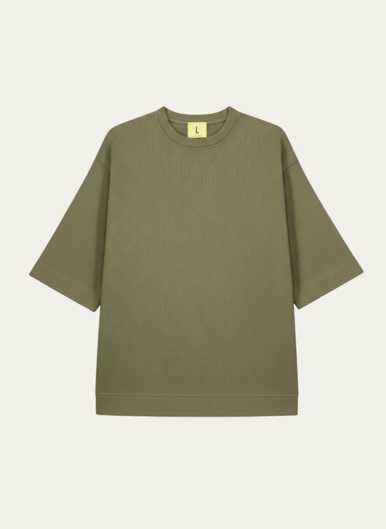 Nitto Knitwear - Vahé manches courtes - Kaki – XXL