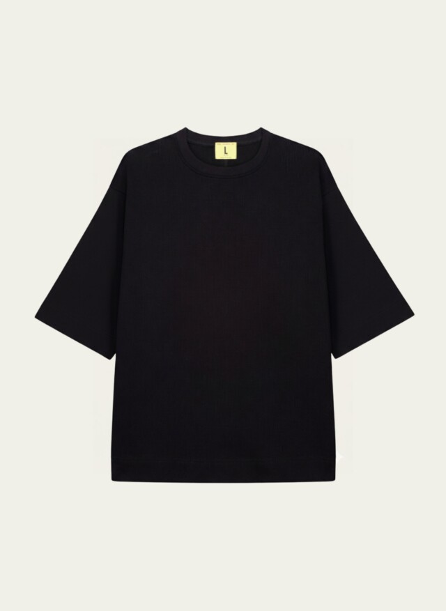 Nitto Knitwear - Vahé manches courtes - Noir