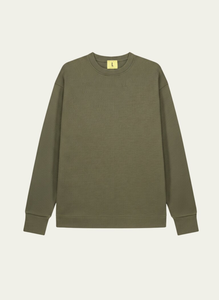 Nitto Knitwear - Vahé manches longues - Kaki – XXL