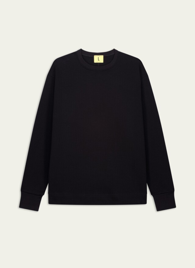 Nitto Knitwear - Vahé manches longues - Noir