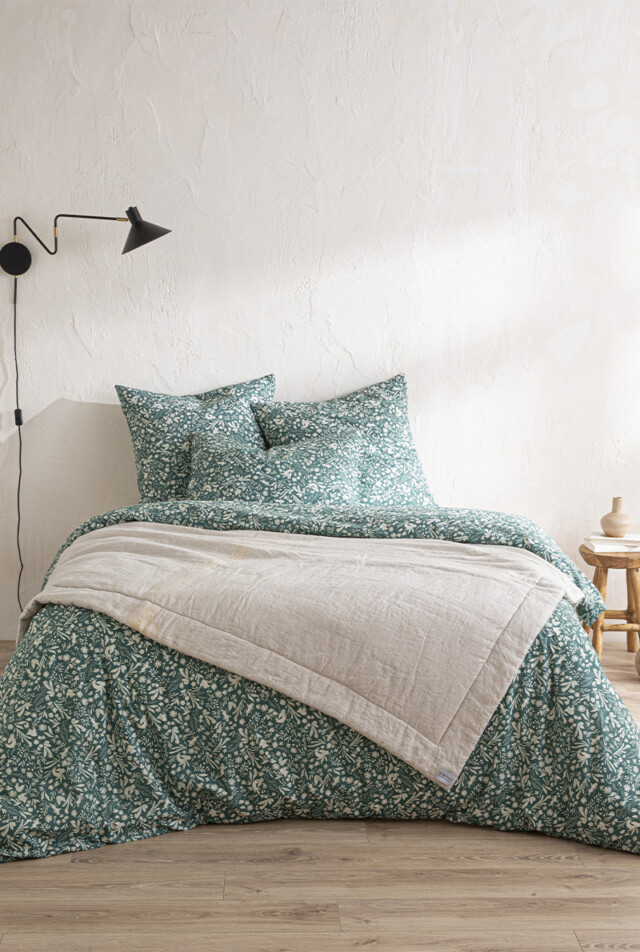 À Demain le linge français - Couvre-lit en lin uni