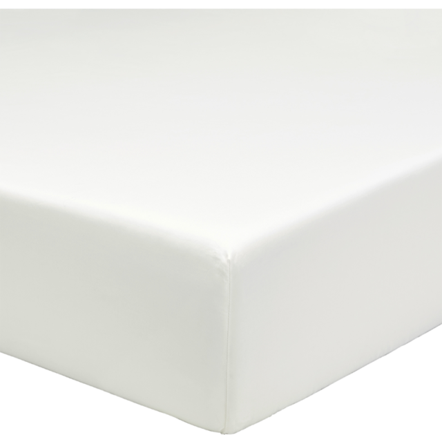 A demain - Drap-housse en percale de coton biologique Gris Perle 180x200 cm