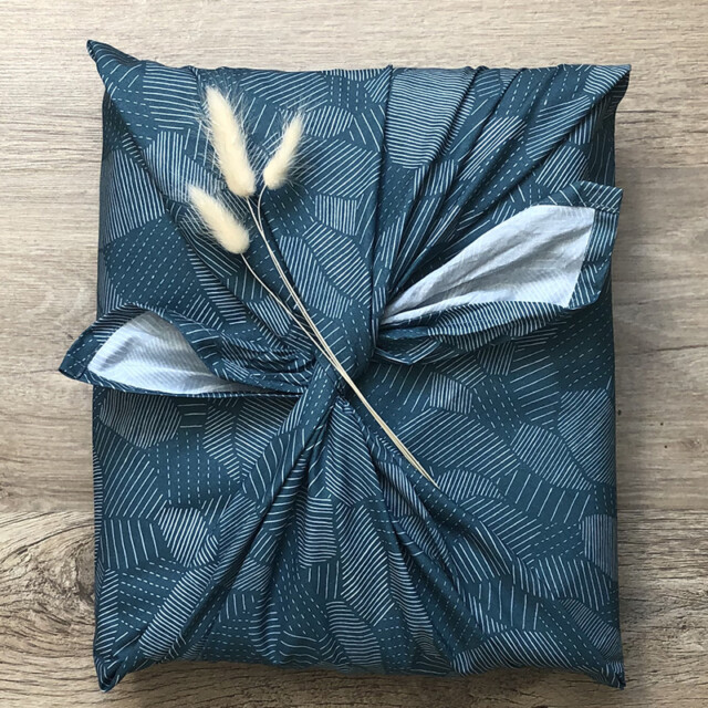 A demain - Furoshiki en percale de coton Cîmes 80x80 cm