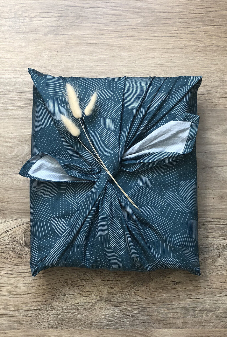 A demain - Furoshiki en percale de coton Cîmes 80x80 cm