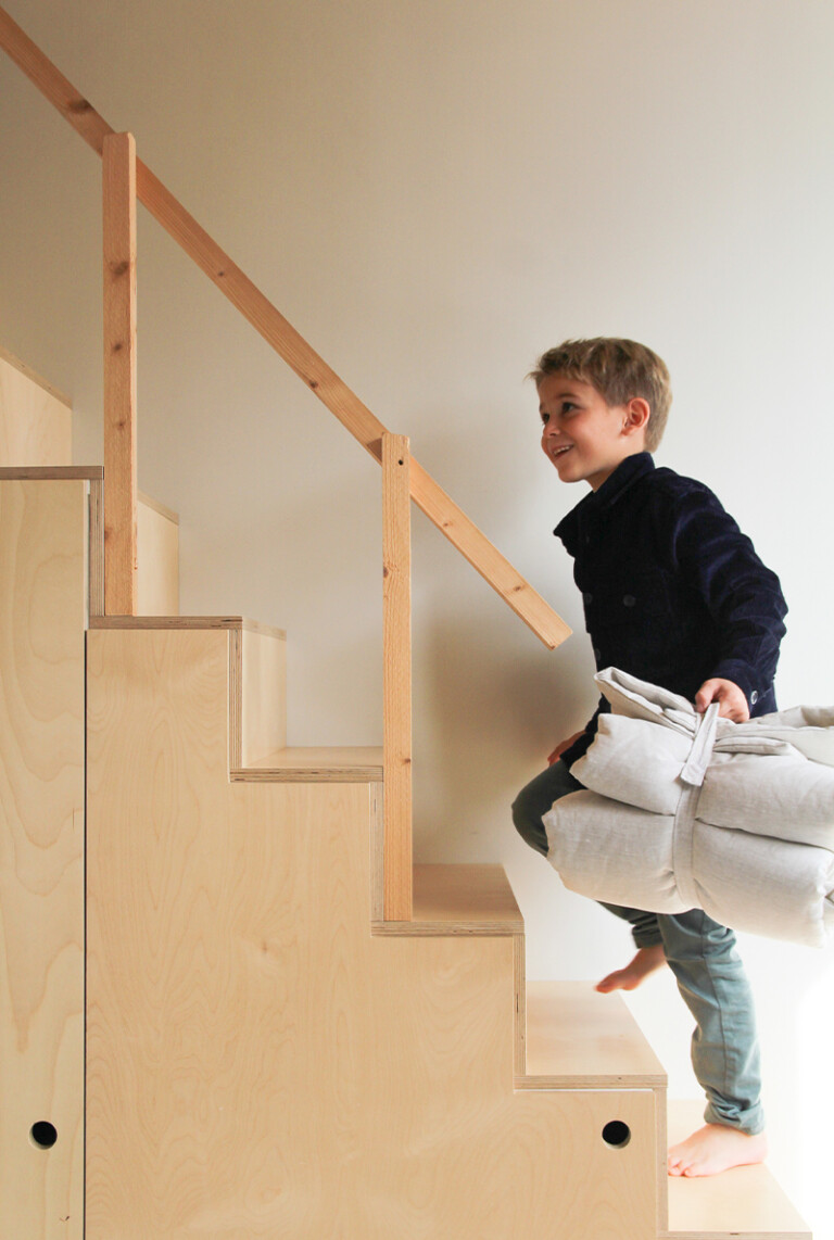 A demain - Matelas de sol enroulable en lin uni