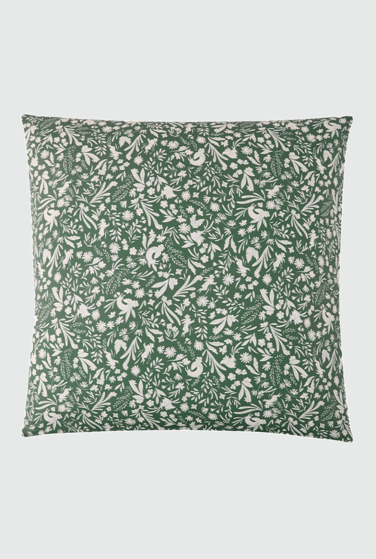 A demain - Taie d'oreiller en percale de coton Sous-bois 50x70 cm
